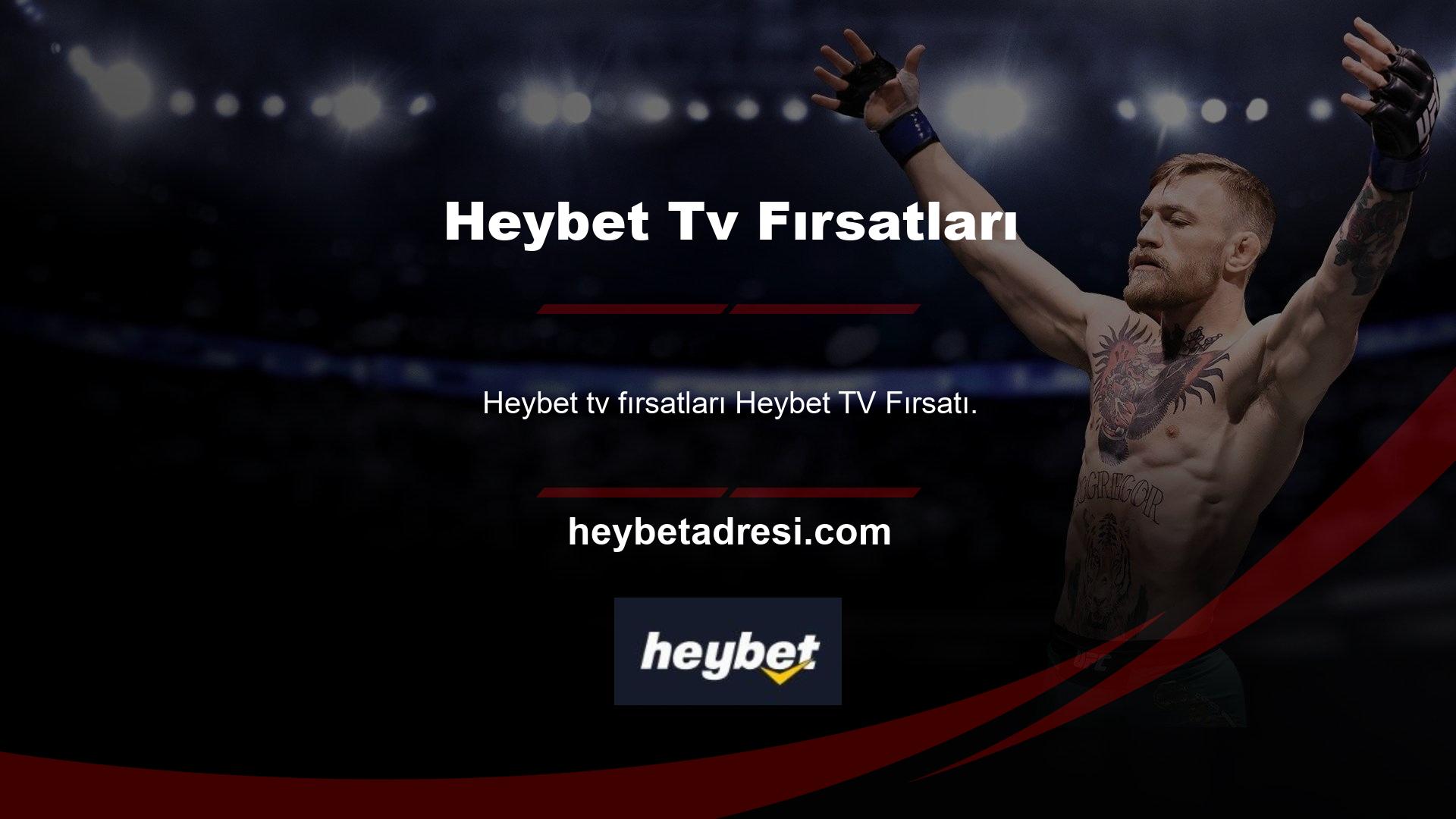 Heybet TV kullanıcılara birçok seçenek sunar